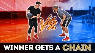 BEAT ME FOR A CHAIN | 1V1 BASKETBALL