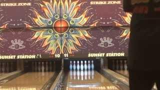 Bowling at Sunset Station Part 1/4: Getting a strike is a struggle.