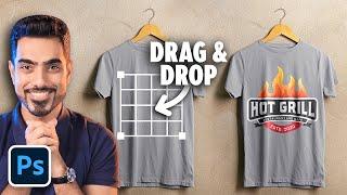 Create EASY Drag & Drop Mockup in Photoshop!