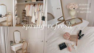 Spring Vanity Tidy & New Perfume Tray Organization ~~ Declutter & Organize, Spring Refresh Series