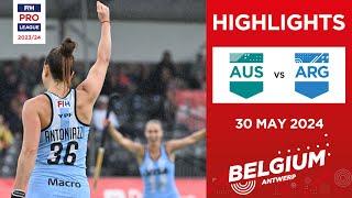 FIH Hockey Pro League 2023/24 Highlights | Australia vs Argentina (W) | Match 1