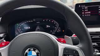 bmw f90 m5 competiton LCI  launch control 0 -100km[zero to hundred] f90 m5 컴페티션 lci 제로백