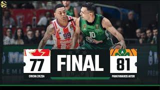 Crvena Zvezda - Panathinaikos 77-81 | Euroleague R7 Highlights | 01.11.2024