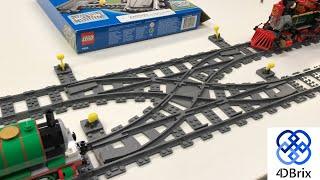 4DBRIX CROSSOVER TRAIN TRACK Compared to LEGO 7996