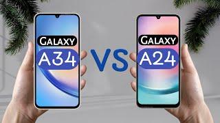 Samsung galaxy A24 Vs Samsung galaxy A34 spec comparison #itechnews