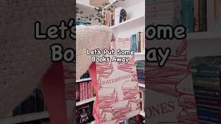 Let’s Put Some Books Away | a mini book haul🪻  #bookhaul #bookorganisation