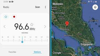 Malaysian National Anthem on Nasional FM North Johor + RDS [206km] 01/11/2024 • Gunung Ledang