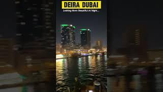 Exploring Night Life In Dubai | View Of Diera Dubai At Night  #fun #dubai #night