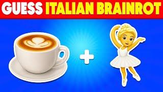 Guess the Italian and Indonesian Brainrots by Emojis | Ballerina Cappuccina, Tralalero Tralala,...
