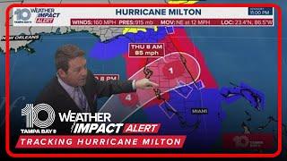 Tracking Milton: Hurricane Milton continues at Cat 5 strength as it approaches Florida