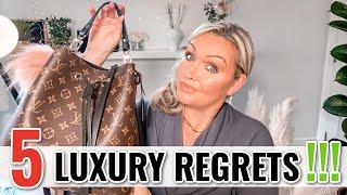 5 LUXURY BAGS I REGRET BUYING ? 