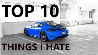 Top 10 WORST Things About My Porsche Cayman!