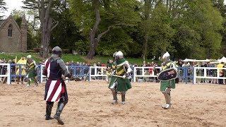 USA v Australia Knights in 5 v 5 during IMCF World Championships 2018 at  Scone Palace, Scotland