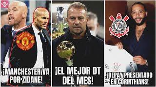 FLICK Recibe su Primer PREMIO con Barcelona | Manchester Quiere a ZIDANE | Depay Llega Corinthians