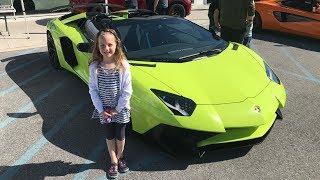 How to Win Cars & Coffee?  Bring an Aventador SV Roadster!!!