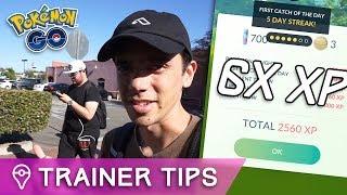 GYMS CLOSED + 6X XP GRINDING IN POKÉMON GO w/ Trainer Tips & Reversal