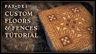 Pax Dei | Custom Floors & Fence Designs Tutorial