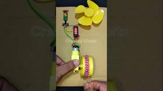 New BO Gear Generator Electricity Generation Project _ DC Motor #dcmotor #tech #shorts