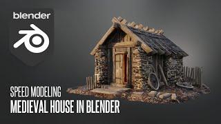 Medieval House - Speed Modeling In Blender