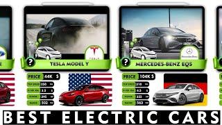 Top Electric Cars in the World 2024 | Compare their Prices, Speed, Engine Power, Range, Acceleration