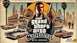 لن تصدق كيف تبدو لعبة قراند سان أندرياس النسخة بيتا | GTA SA Beta Version