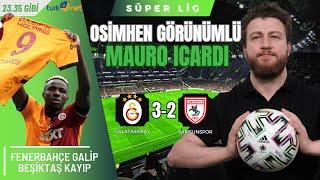 Galatasaray 3-2 Samsun | Osimhen, Icardi, 10 Kasım... Fenerbahçe 4-0 Sivas, Başakşehir 0-0 Beşiktaş