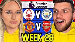 PREMIER LEAGUE WEEK 28 PREDICTIONS