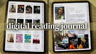 Updating My Reading Journal Digitally | September Reads | Book mood boards