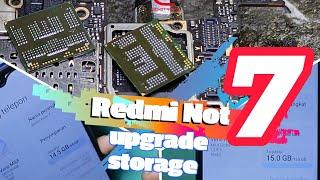 REDMI NOT 7 upgrade storage 4 64gb to 6 128gb