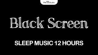 Black Screen With Piano Sounds | Sleep Music for Relaxing, Deep Sleep | Black Screen