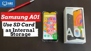 Samsung A01 SD Card Internal Storage // Use SD Card as Internal Storage Samsung