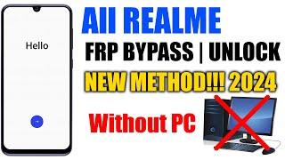 All Realme FRP Bypass Android 13 Without pc - Realme Google Account Remove