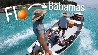 Crossing from Florida to the Bahamas TWICE with my Sailboat conversion skiff boat