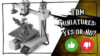 Thinking of Buying an FDM Printer for Miniatures? Watch This First!