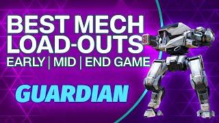 Best Mech Load-outs - Guardian | Best Weapons for Guardian Guide | Mech Arena