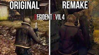 Resident Evil 4 Original vs Remake Graphics Comparison