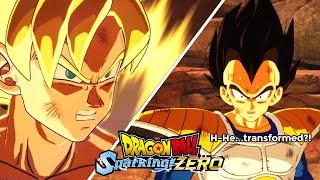 Dragon Ball Sparking Zero - [ What If ] Goku turned Super Saiyan in the Saiyan Saga? (NO Commentary)