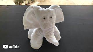 TOWEL ELEPHANT - towel art | towel folding