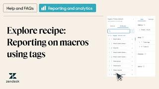 Explore recipe: Reporting on macros using tags
