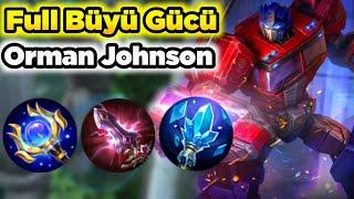 Full Büyü Gücü Johnson Çarptığım Kişi Tek Yiyor Aşırı Eğlenceli Mobile Legends