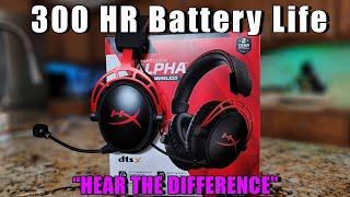 300 hr. battery life! HyperX Cloud Alpha Wireless review