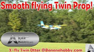 Can This RC Plane Land With Only 65 Percent Left? X-fly Twin Otter