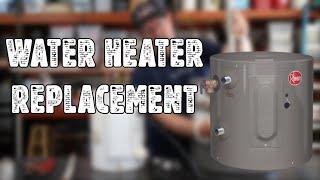 Rheem 6 Gallon Water Heater Unboxing & Install