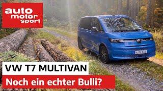 VW T7 Multivan (2021): Noch ein echter Bulli? – Vorfahrt | auto motor und sport