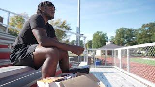 Darius Gray is 6'4" and 280 pounds. He's got a lot weighing on his mind.