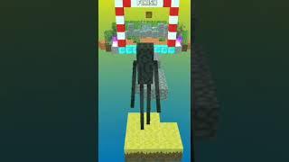 Minecraft But Its School Craft Enderman parkour #minecraftshort  #memes  #enderman