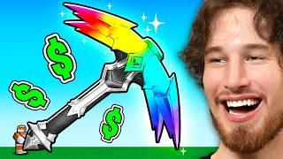 Spending ROBUX to get MAX level PICKAXE in Roblox!