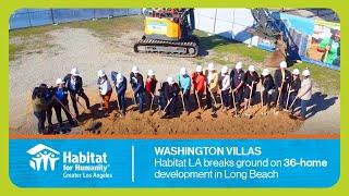 Habitat LA Celebrates the Groundbreaking of 36 New Homes in Long Beach!