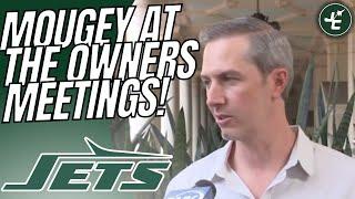 Darren Mougey Meets With The Media At The NFL Owners Meetings! | My Thoughts | New York Jets Latest