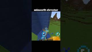 Minecraft easy elevator #minecraft #minecraftmeme